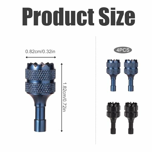 Damaged bolt remover set with product size dimensions.