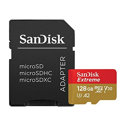 SanDisk microSD card with adapter